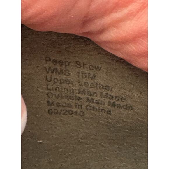 Kenneth Cole peep show python 4.75" heels with platform size 10 - Picture 11 of 12